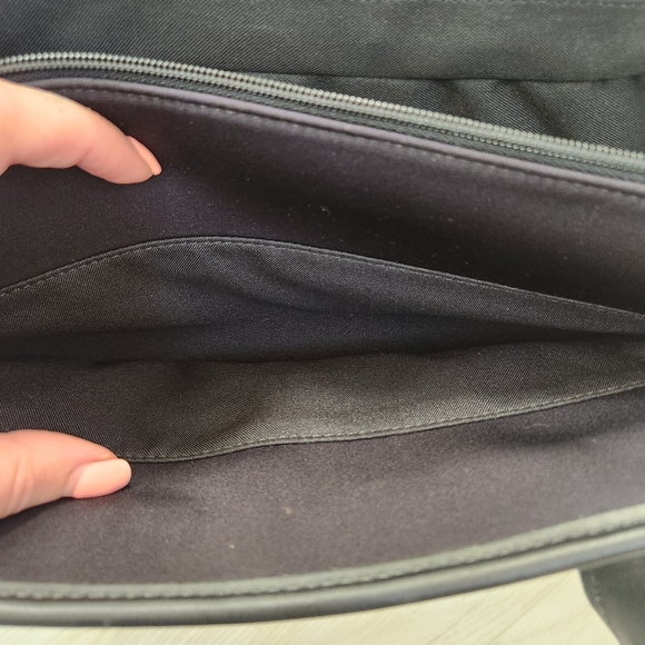 COPY - Vintage Coach nylon leather trim Laptop shoulder bag - Picture 7 of 11